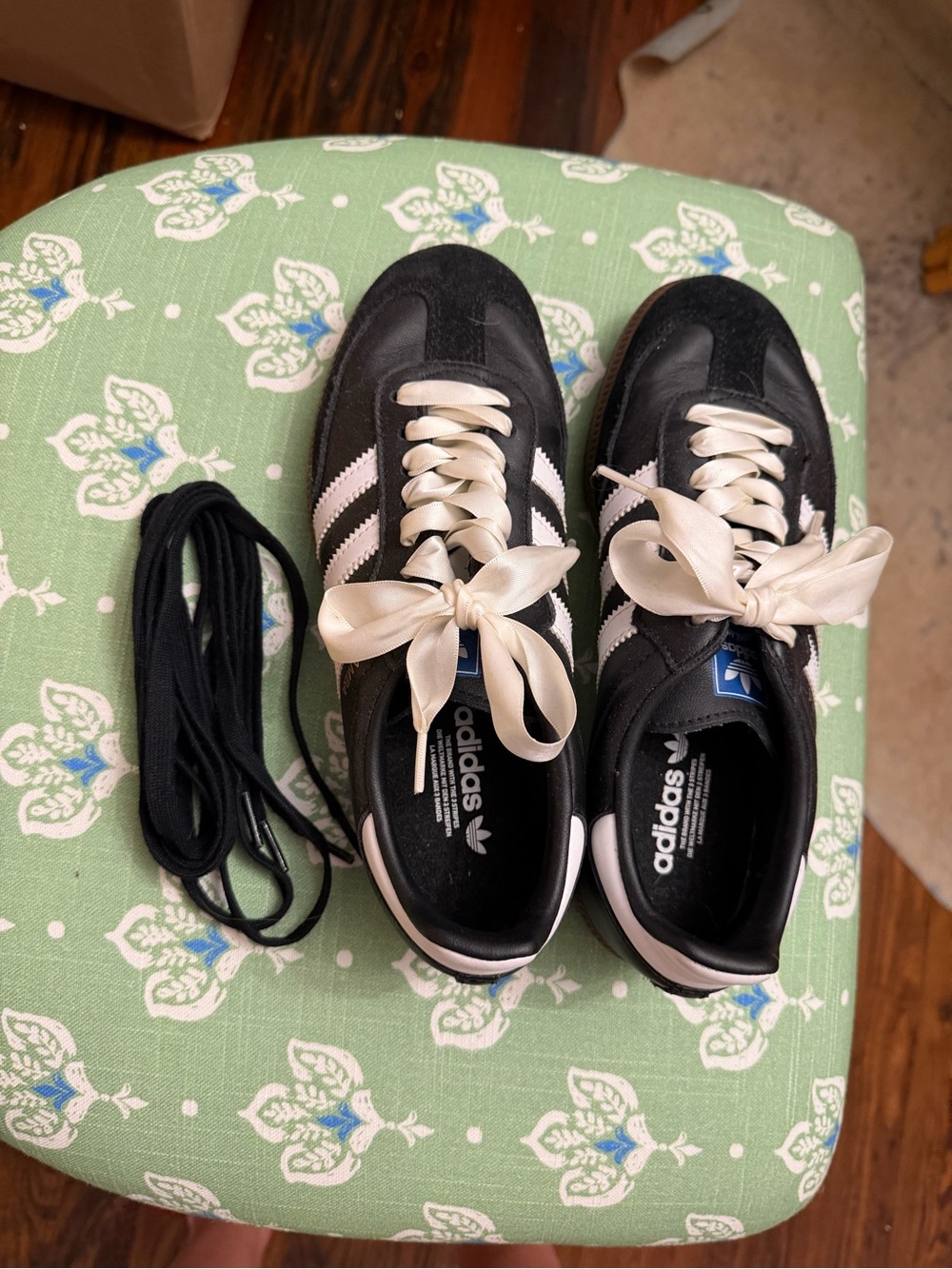 Adidas Women's Black White Sambas